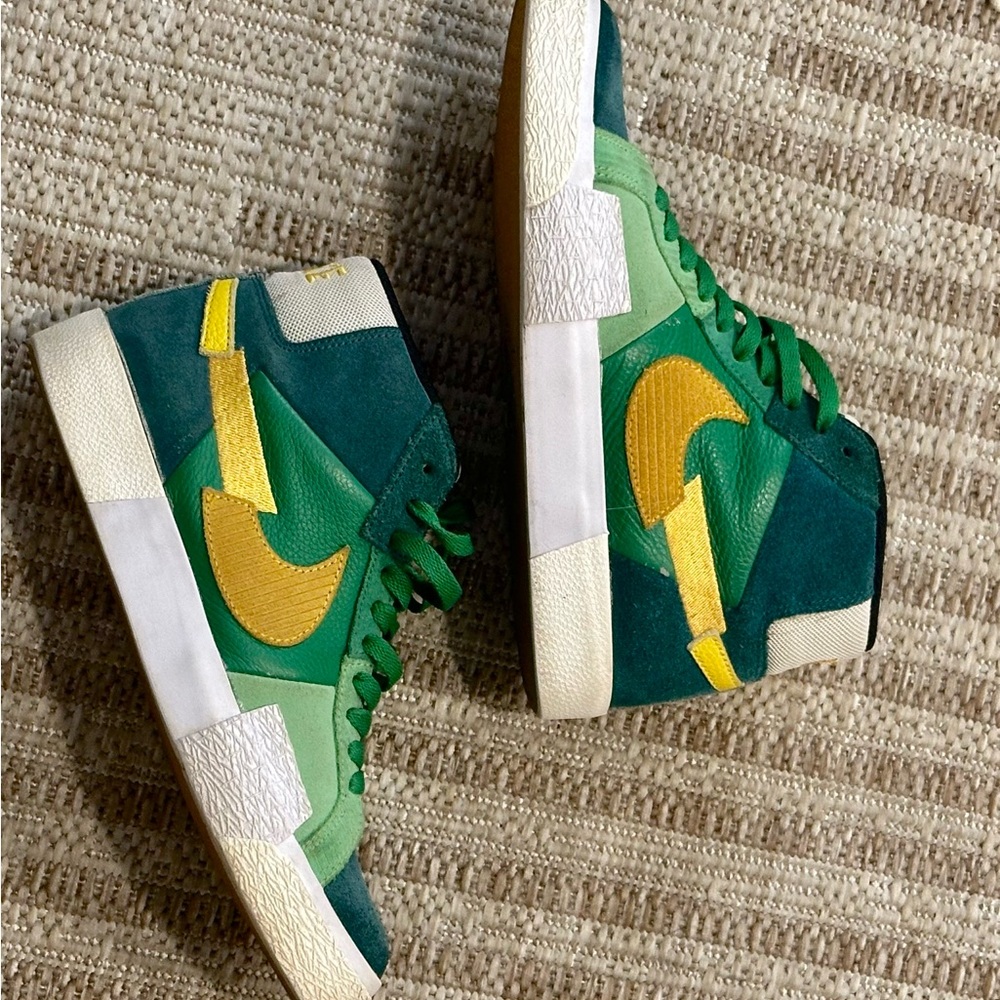 Nike Zoom Blazer Mid Premium Sb Mosaic Pack - Aloe Verde - Picture 2 of 5